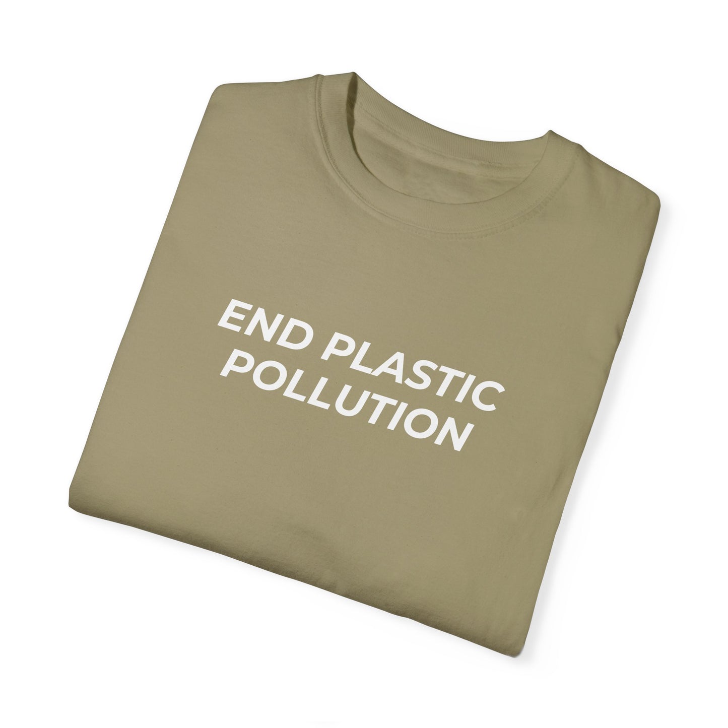 END PLASTIC POLLUTION TEE