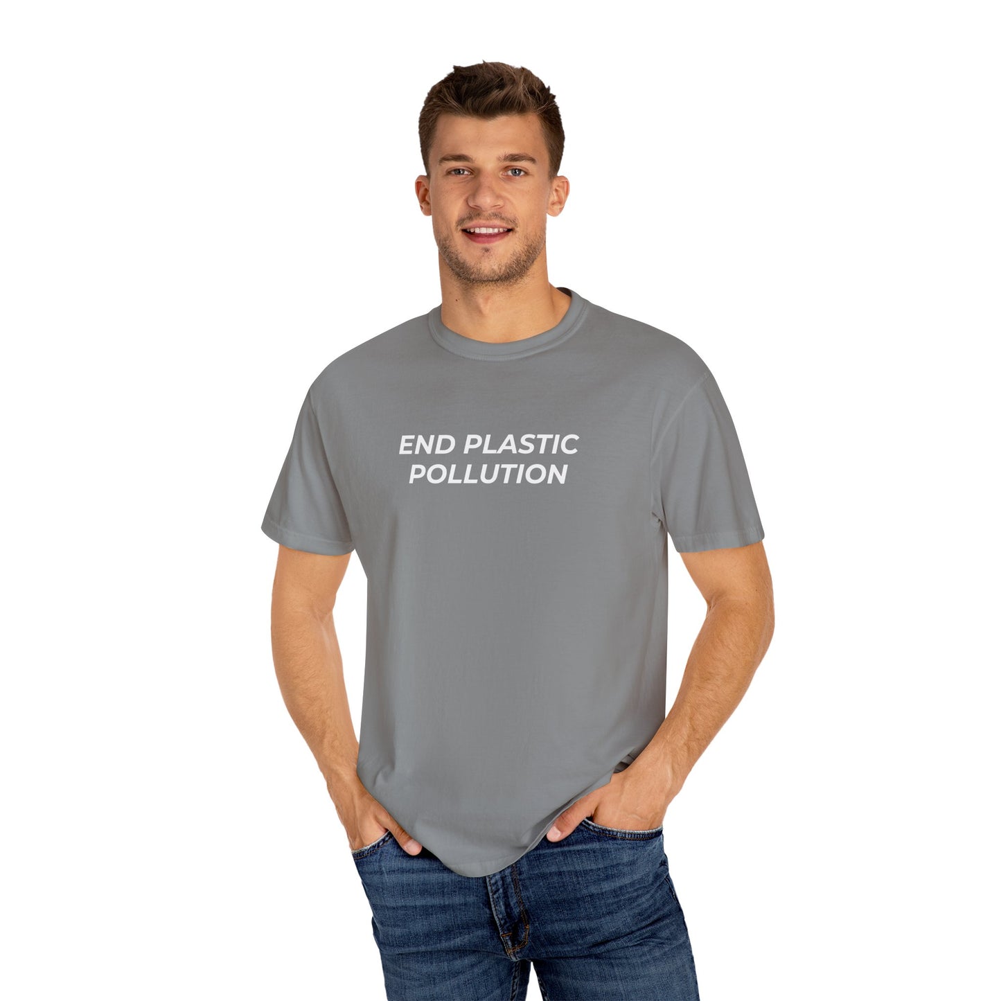 END PLASTIC POLLUTION TEE