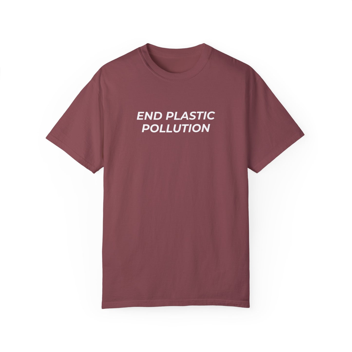 END PLASTIC POLLUTION TEE